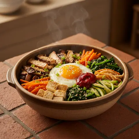 Bibimbap aux Champignons