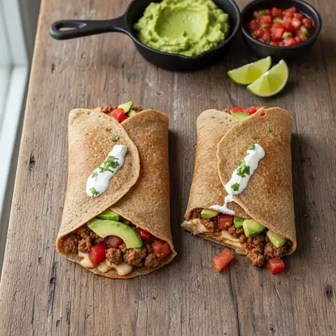 Mexican-Style Stuffed Crêpes