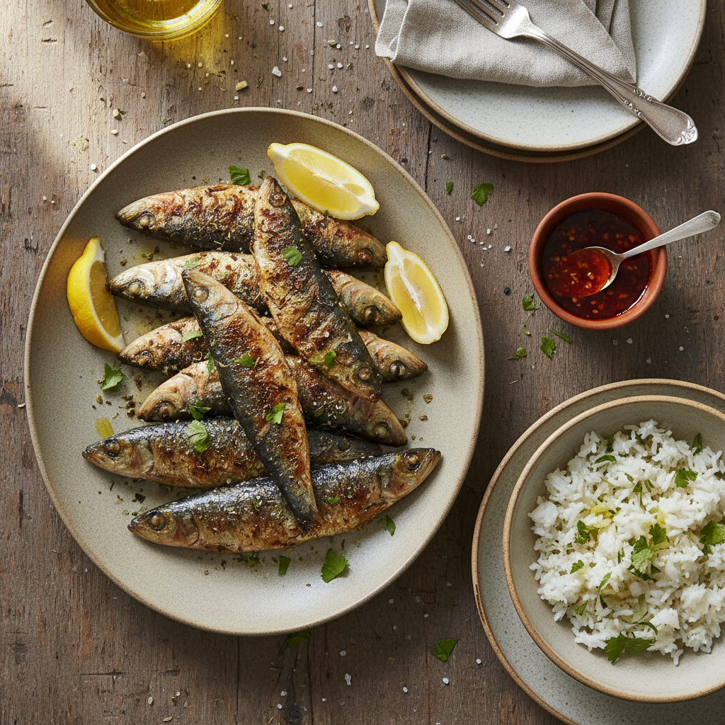 Sardines Grillées à la Portuguesa