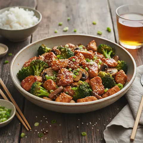 Teriyaki Turkey Stir-fry with Broccoli
