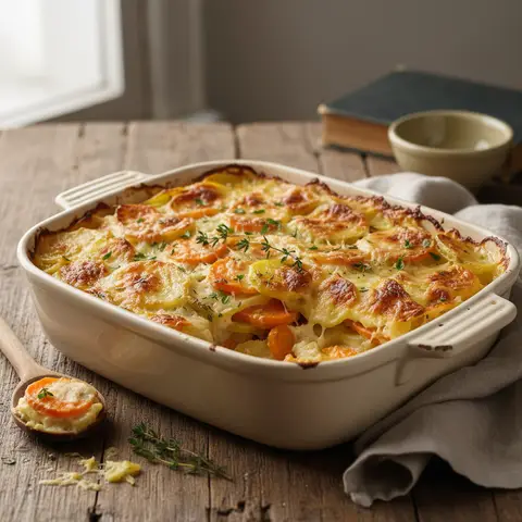 Potato and Carrot Gratin