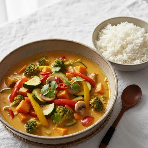 Thai Vegetable Curry with Coconut Milk