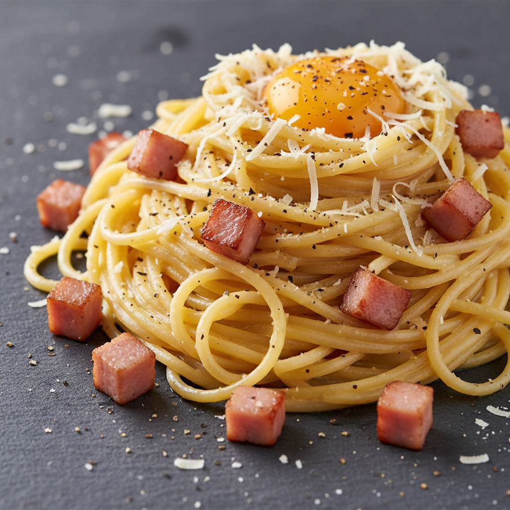 Pâtes Carbonara Simplifiée