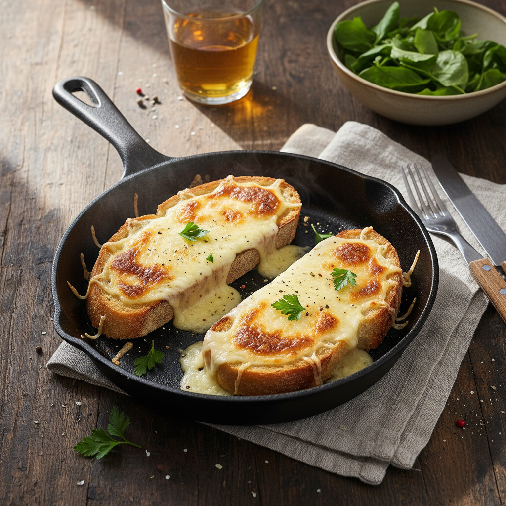 Tartines Gratinées à la Poêle