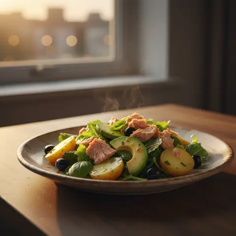 Hearty Tuna, Avocado, and Potato Salad