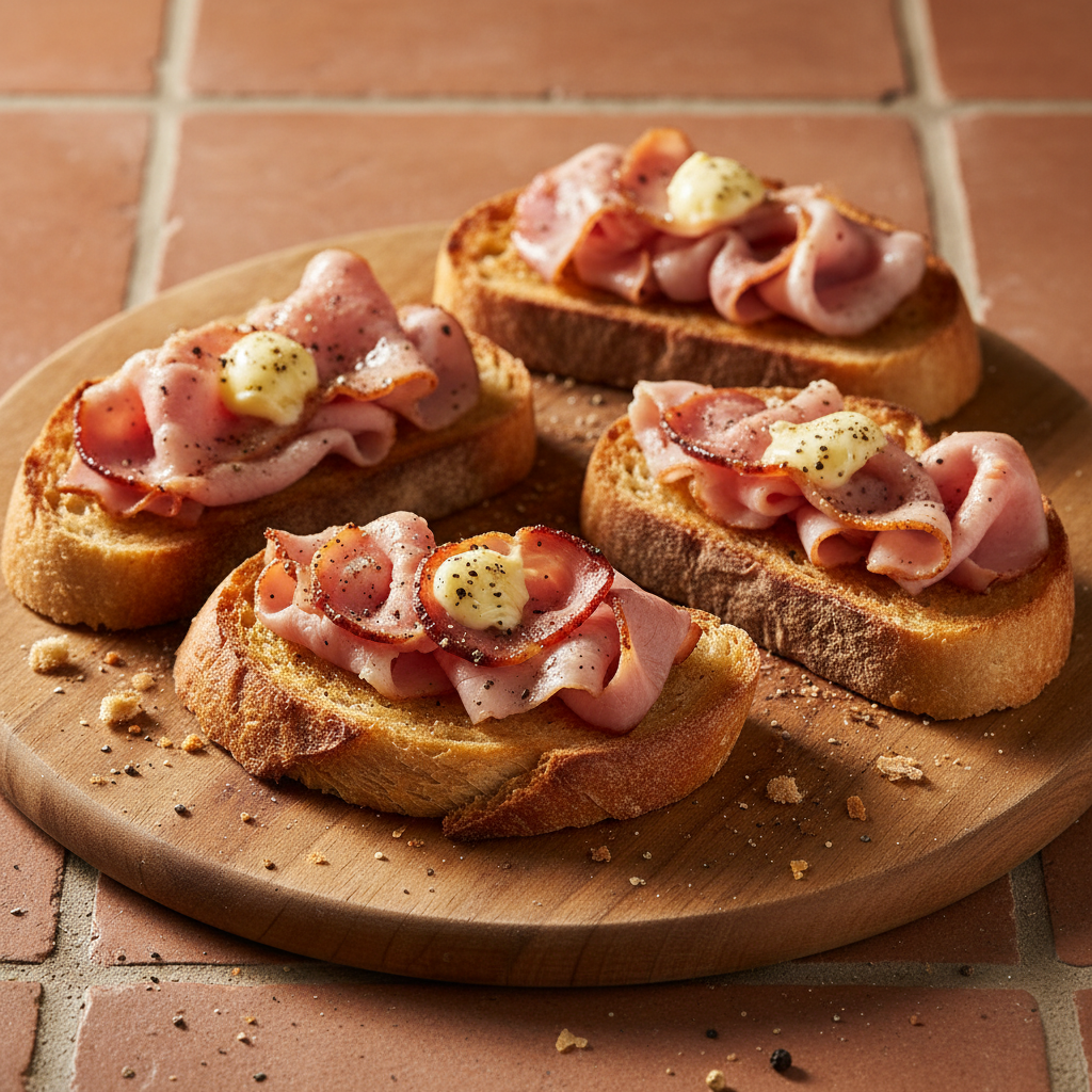 Pan-Bread Jambon Poêlé