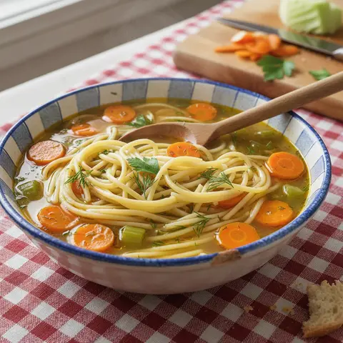 Simple Pasta and Vegetable Soup