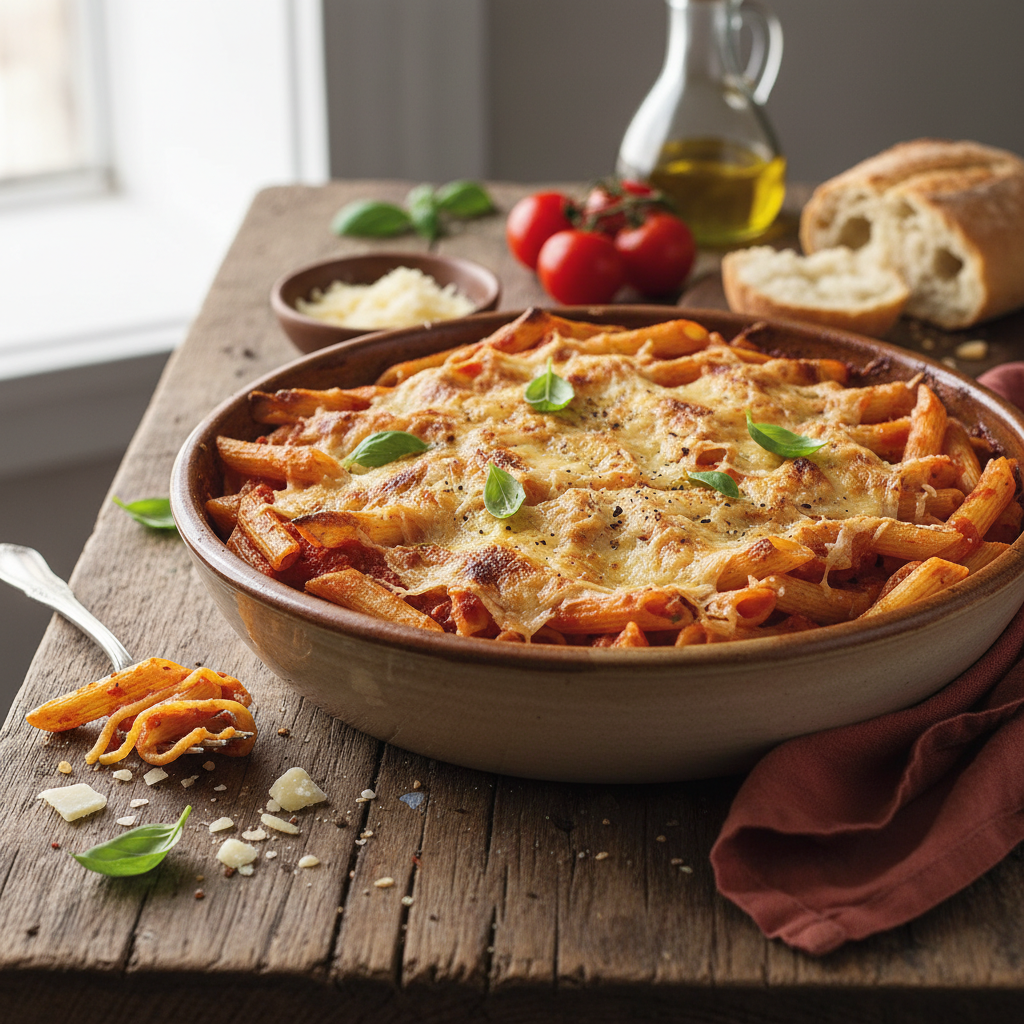 Pâtes à la Tomate et Comté
