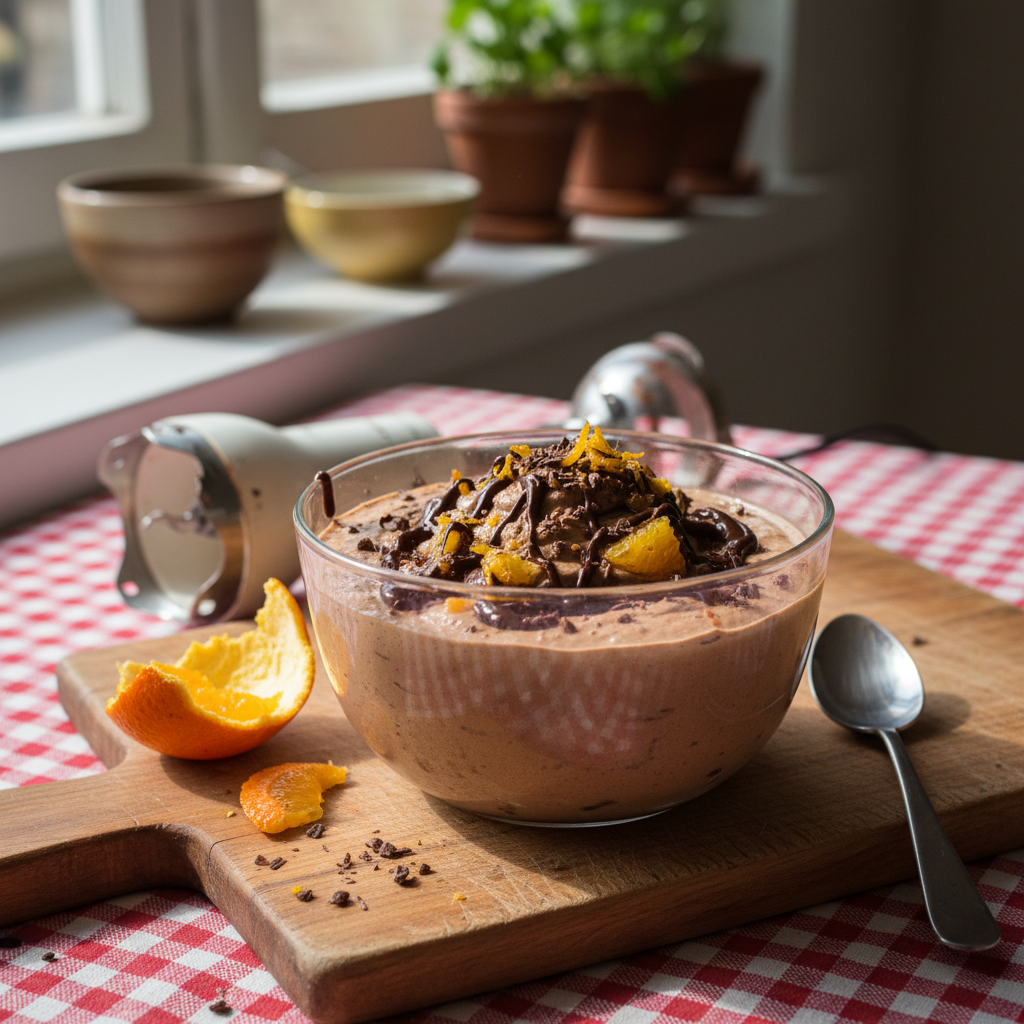 Mousse au Chocolat et Oranges