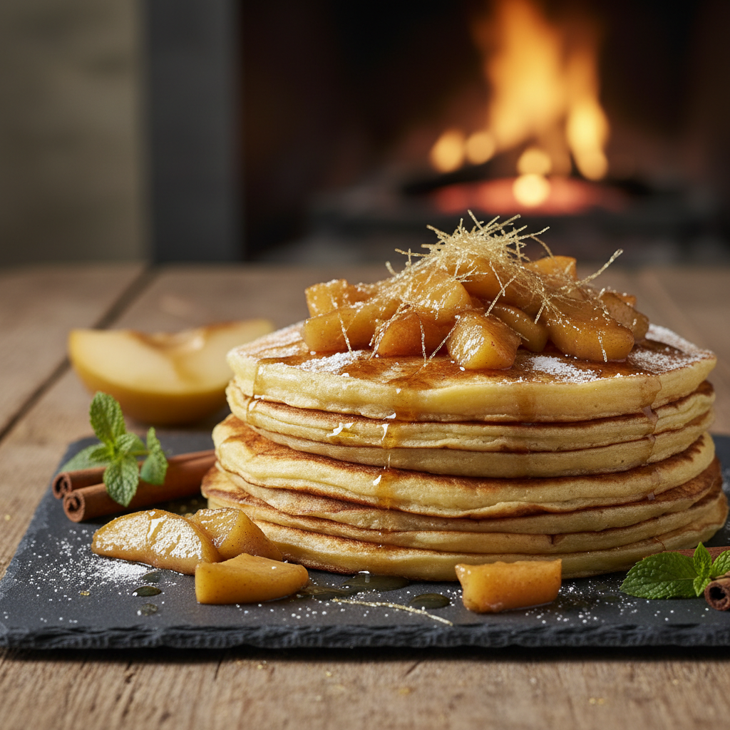 Crêpes aux Fruits Caramélisées