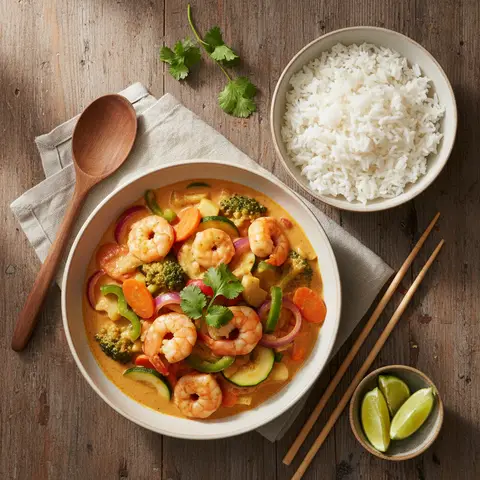 Shrimp and Vegetable Curry
