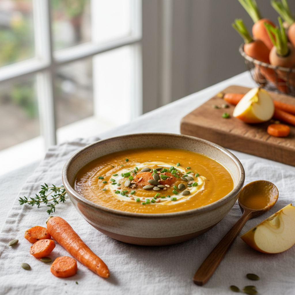 Soupe Veloutée Carotte-Pomme