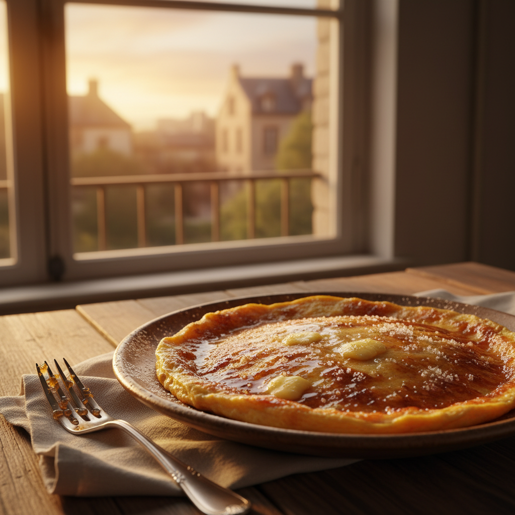 Omelette Sucre-Beurre (Dessert Rapide)