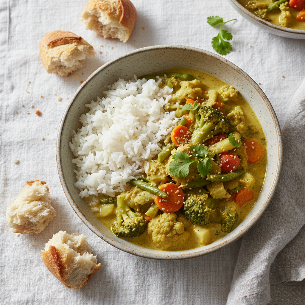Curry Léger Brocoli Chou-Fleur