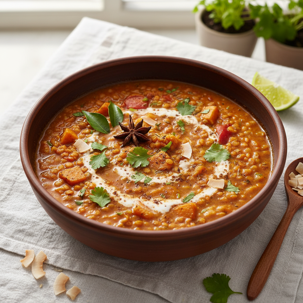 Dahl de Lentilles Rouges Caribéen