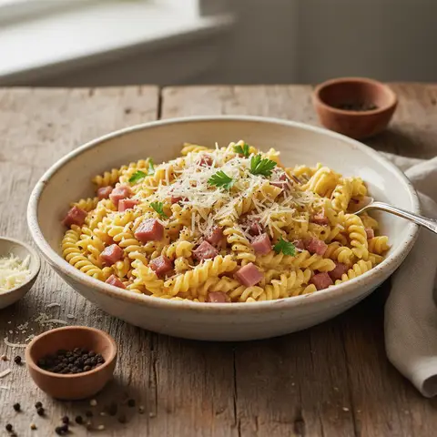 Simplified Carbonara Pasta
