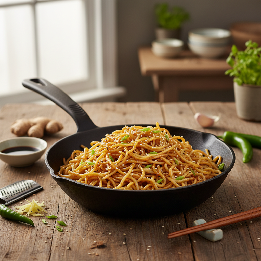Wok de Nouilles Sautées Nature