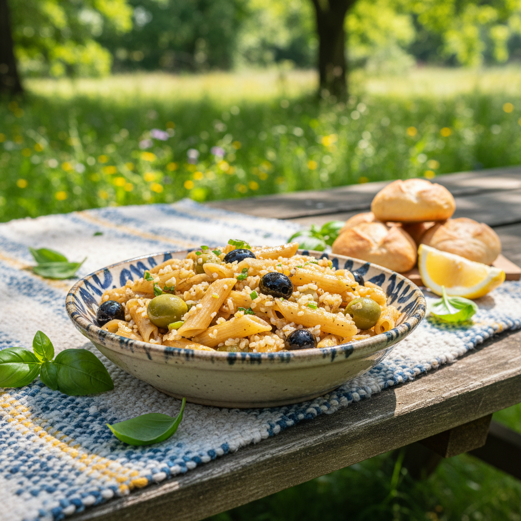 Riz Sauté aux Penne et Olives