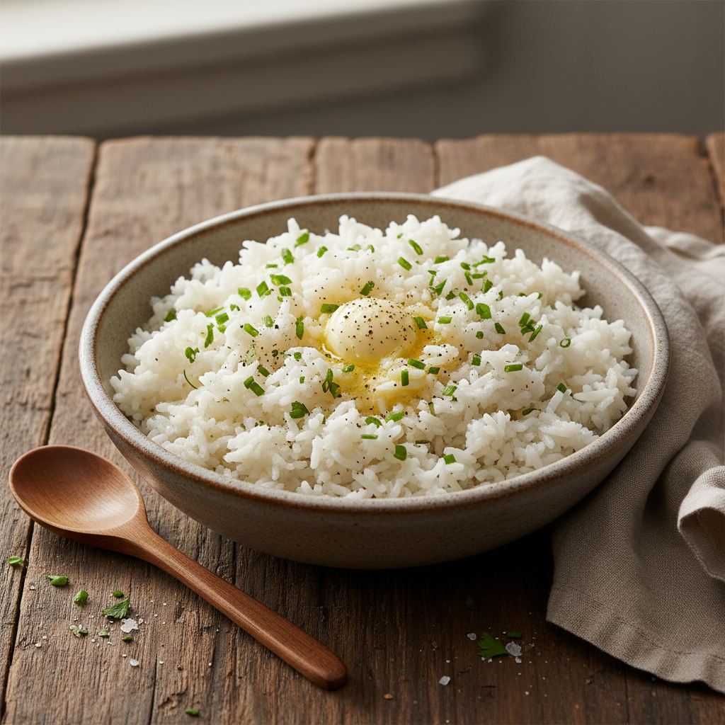 Riz nature complet et savoureux