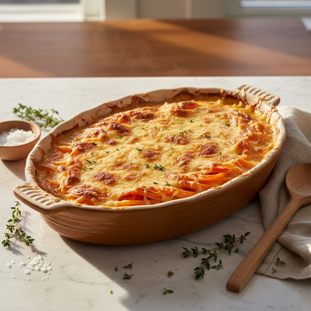 Gratin de Carotte et Gruyère