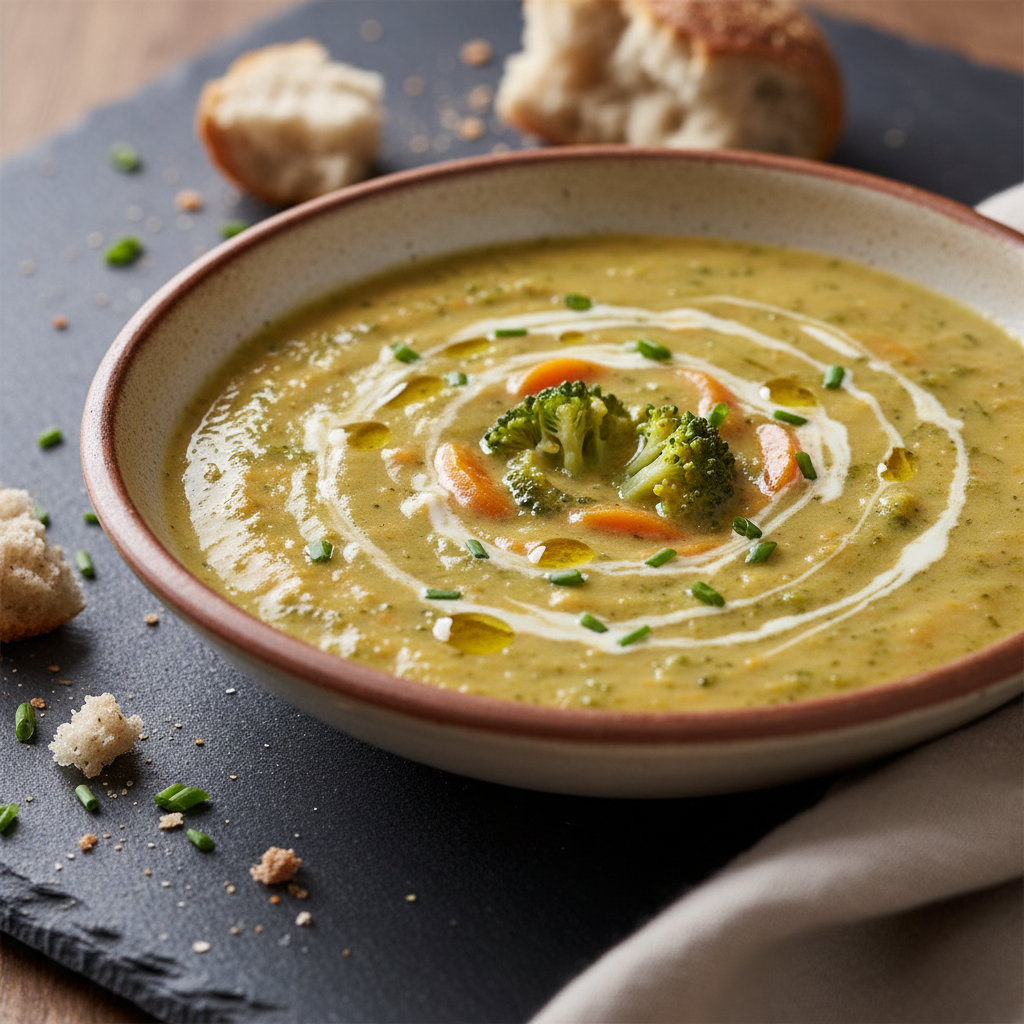 Soupe Crémeuse Carottes-Brocoli