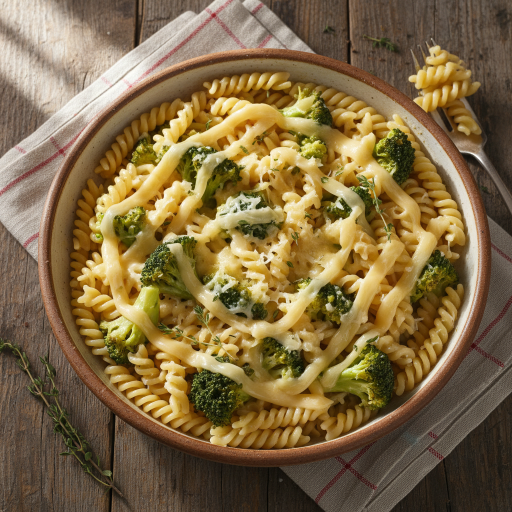 Pâtes au Gruyère et Brocoli