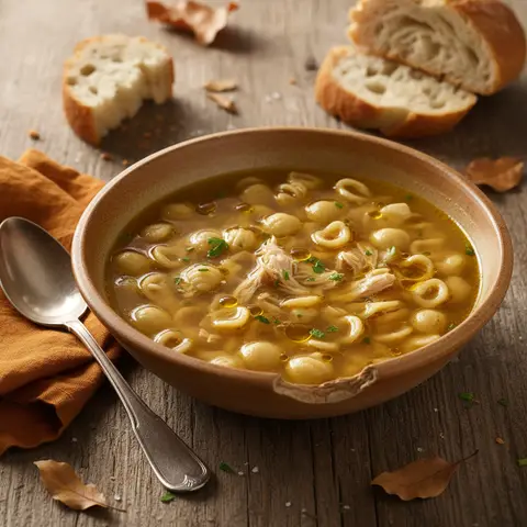 Simple Pasta Broth Soup