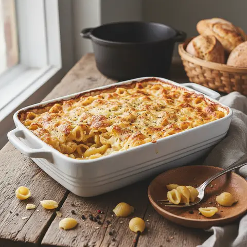 Simple Baked Pasta Shells
