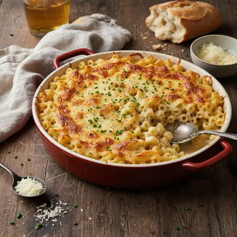 Cheese Baked Pasta Shells