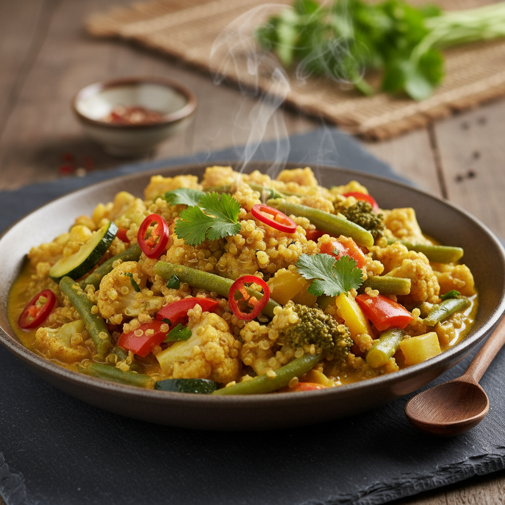 Curry de Légumes et Quinoa