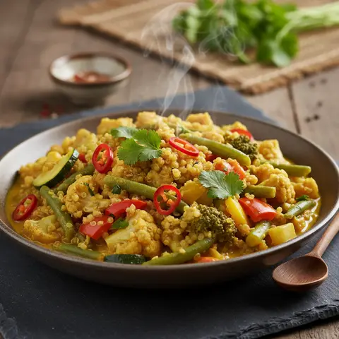 Gemüse-Curry mit Quinoa