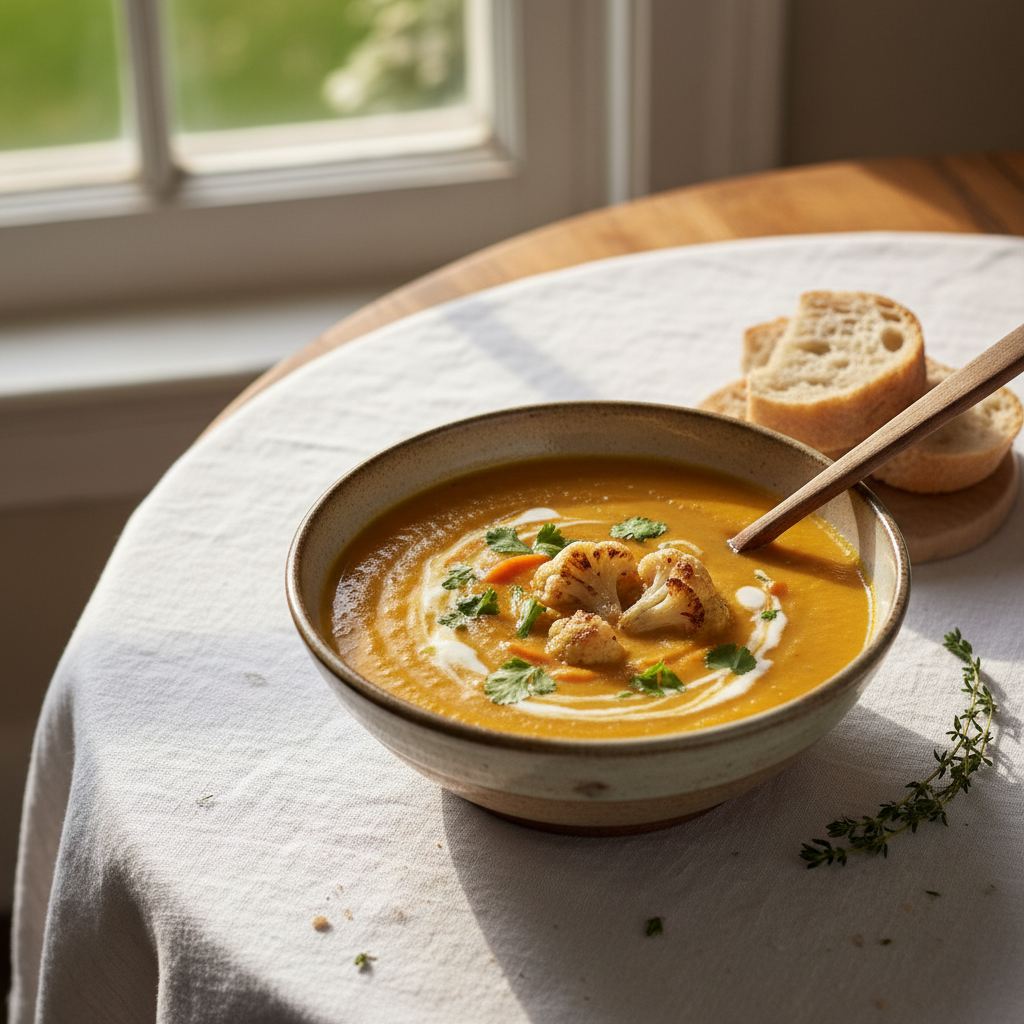Soupe de Carotte et Chou-fleur