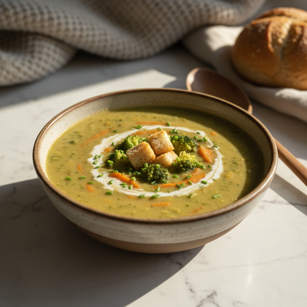 Soupe Crémeuse Brocoli-Carotte