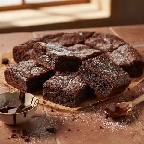 Einfache und köstliche Schokoladen-Brownies
