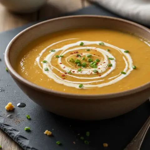 Creamy Cauliflower and Carrot Soup