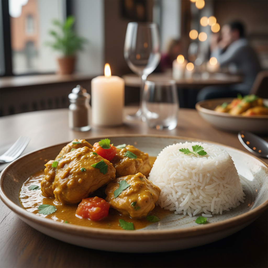 Curry Indien aux Cuisses de Poulet