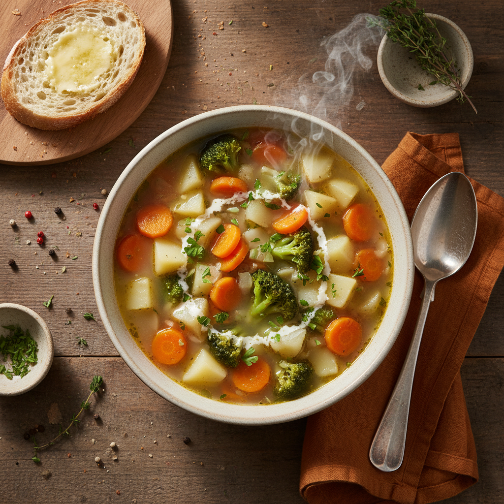 Soupe de légumes à la française