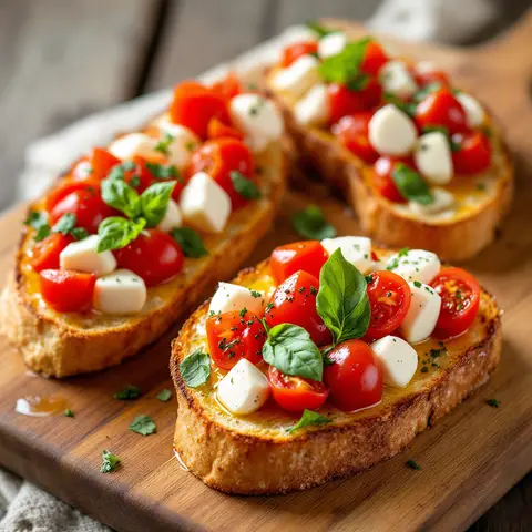Bruschetta tricolore