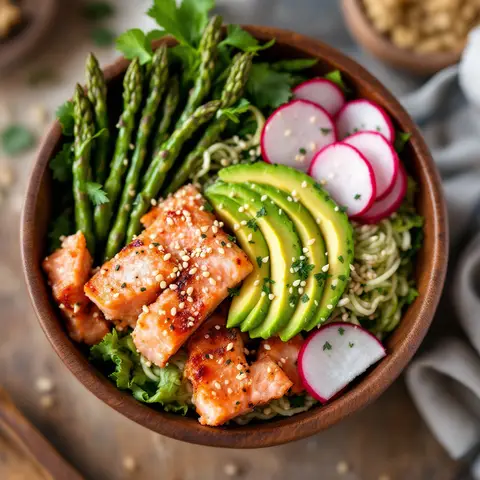 Buddha Bowl Saumon et Asperges