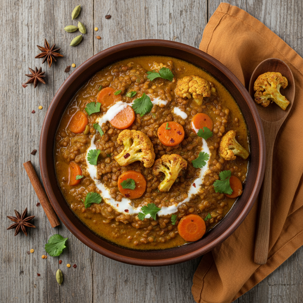 Curry de Lentilles Asiatique