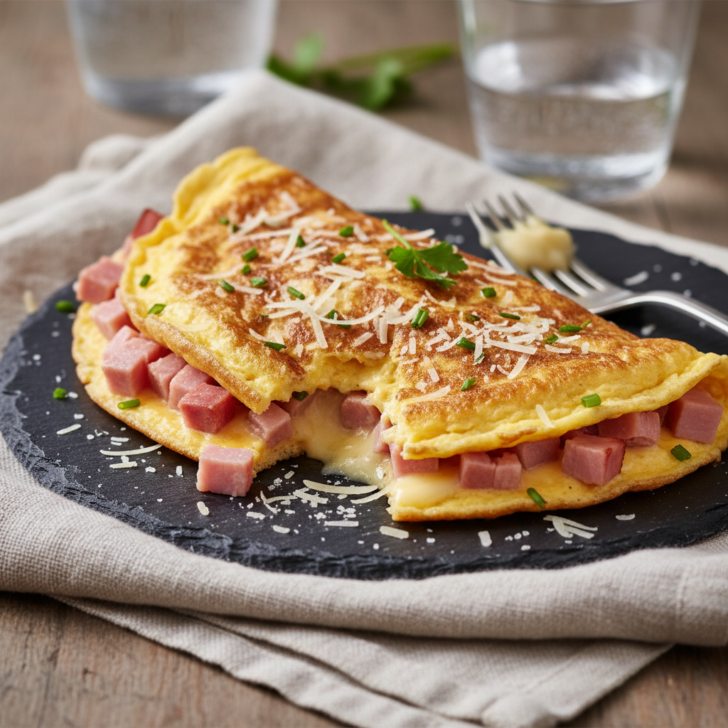 Omelette Jambon-Fromage