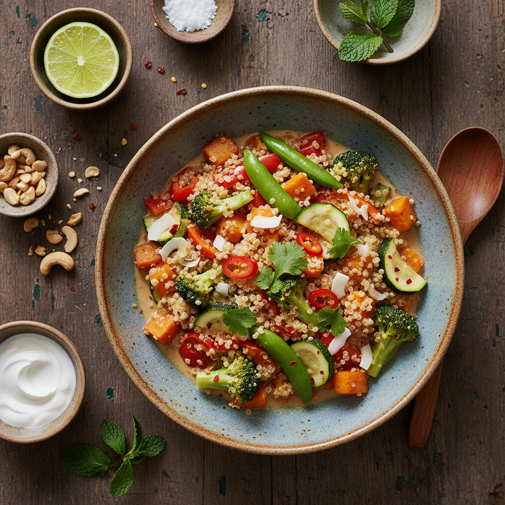 Curry de Legumes au Quinoa