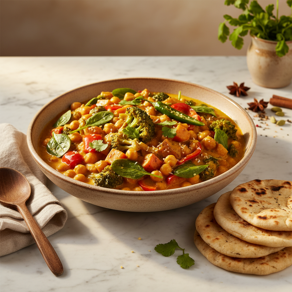 Curry Végétarien Saveur Asiatique