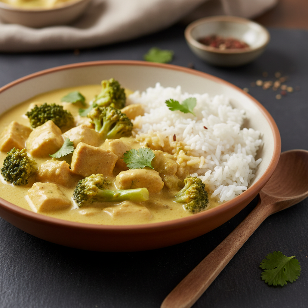 Curry Poulet Brocoli Coco