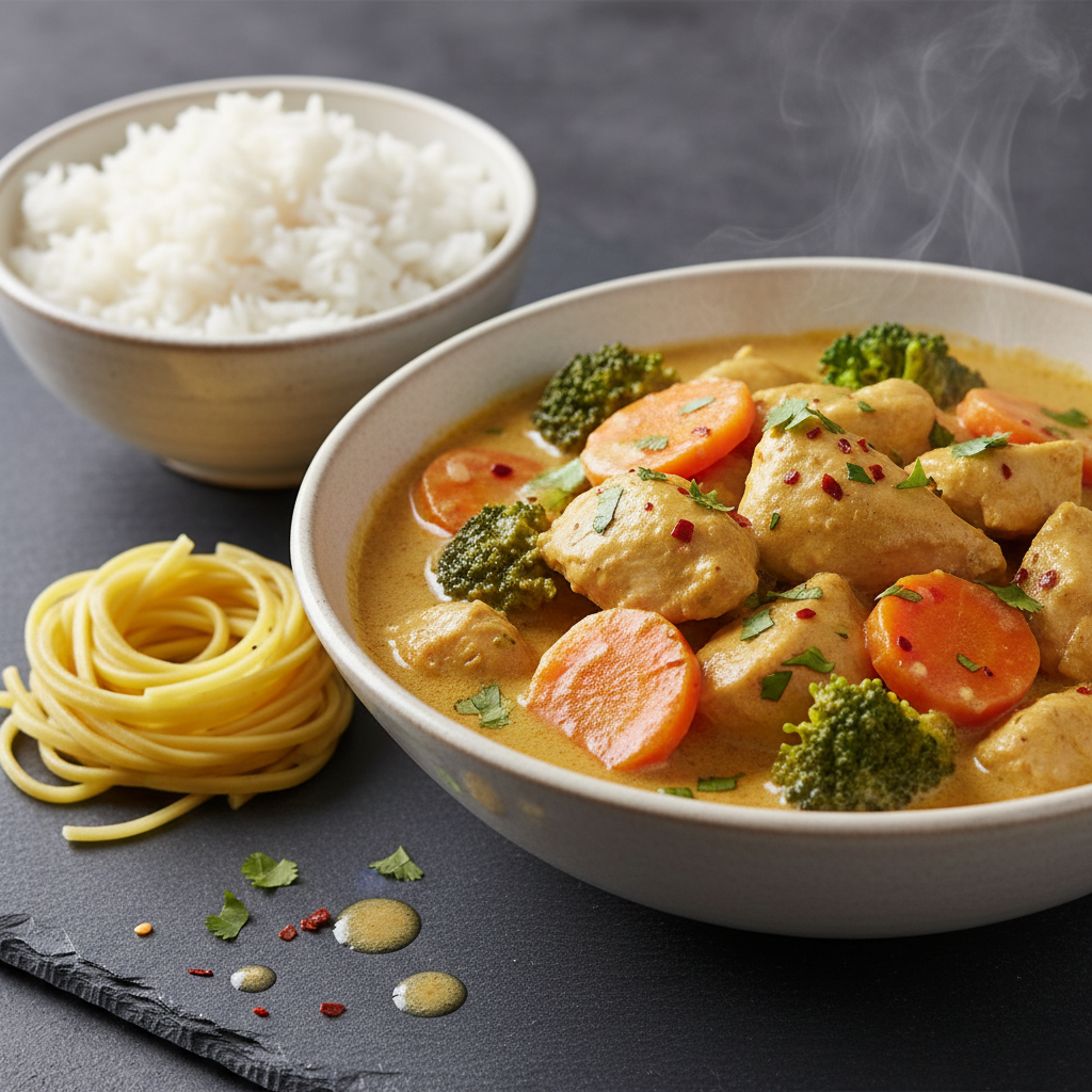 Curry de Poulet à la Noix de Coco