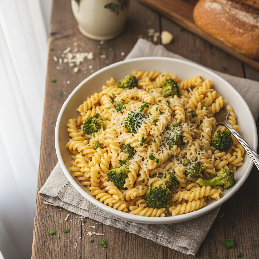 Pâtes au Gruyère et Brocoli