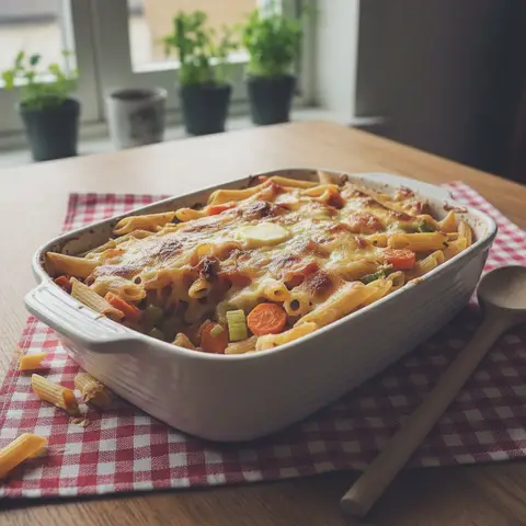 Penne with Carrots and Celery