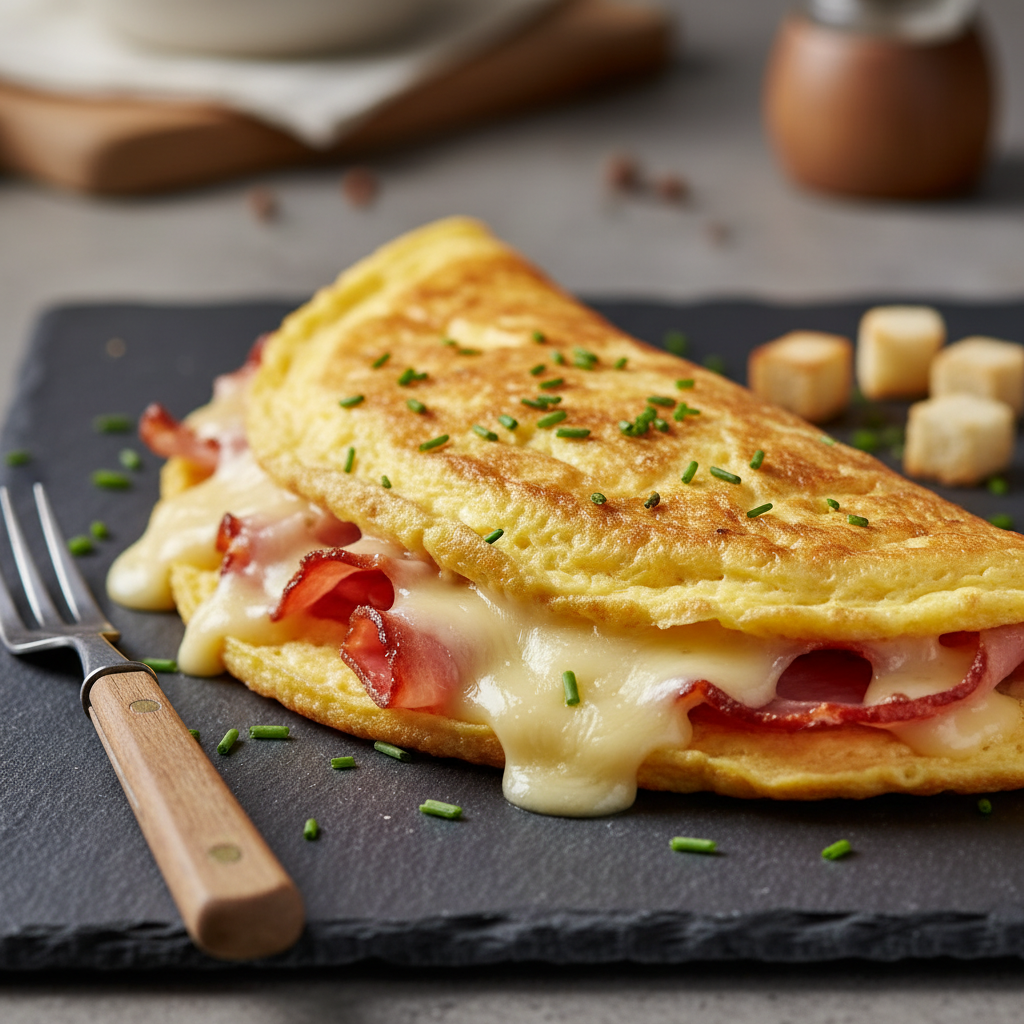 Omelette Jambon-Fromage
