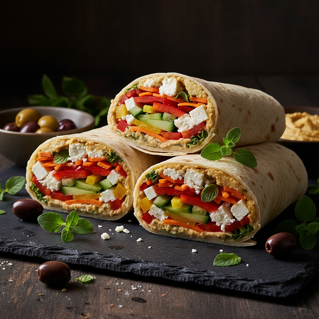 Wraps Méditerranéens Gourmands