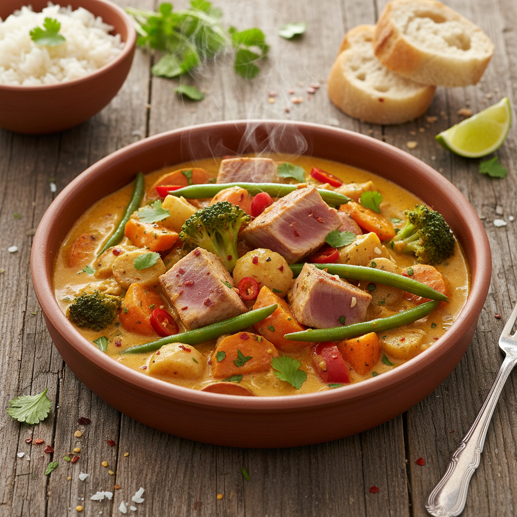 Curry de Légumes et Thon